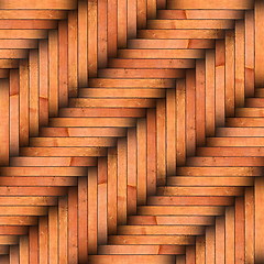 Image showing beige wooden planks backdrop