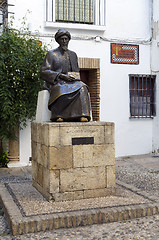 Image showing Statue of Maimonides in Cordoba, Spain.