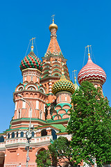 Image showing Saint Basil Cathedral  in Moscow