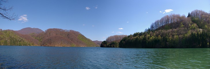 Image showing panorama Firiza Lake, Baia Mare ,Romania