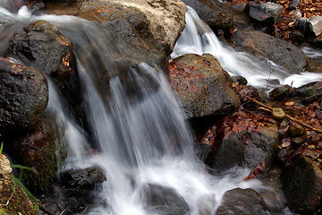 Image showing Small waterfall