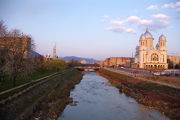 Image showing Sasar River , Baia Mare, Romania