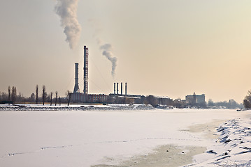 Image showing Winter Power Station