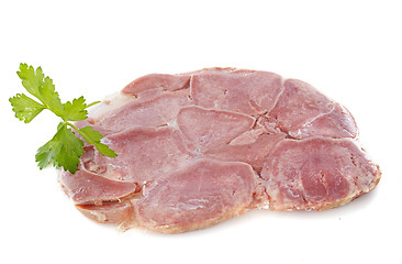 Image showing ox tongue in pate