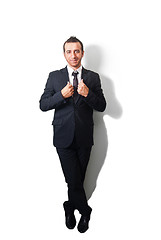 Image showing Handsome businessman full length portrait