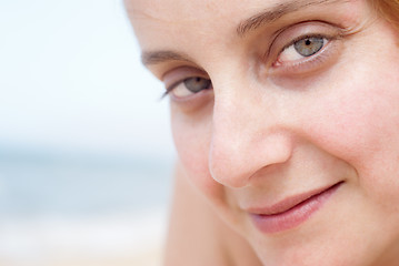 Image showing Closeup of beautiful woman