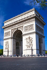 Image showing Arc de Triomphe