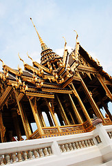 Image showing Gold temple in Thailand