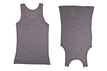 Image showing  two gray shirts 