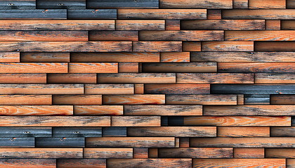 Image showing interesting design for wooden wall