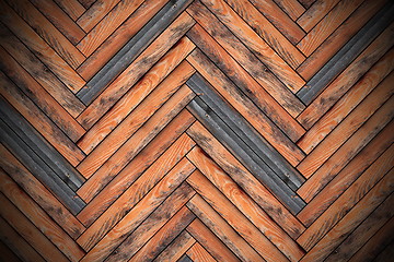 Image showing weathered texture of wood floor