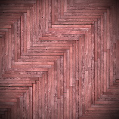 Image showing brown parquet design