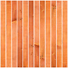 Image showing textured wooden planks on white