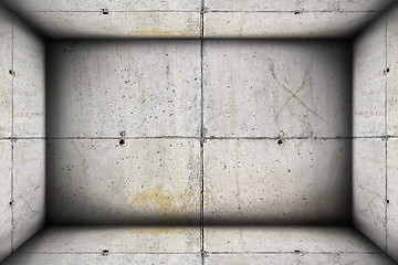 Image showing concrete industrial interior backdrop