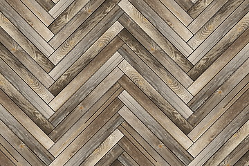 Image showing pattern of old wood tiles