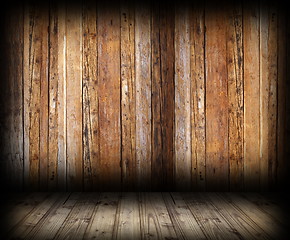 Image showing wooden texture backdrop