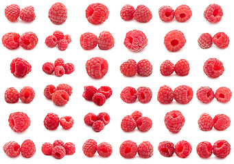 Image showing Raspberries