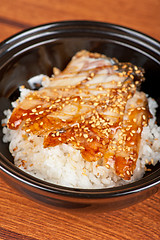 Image showing eel with rice