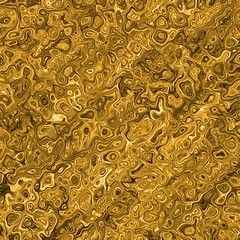 Image showing Gold metal plate background