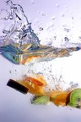 Image showing Fruit splash