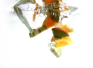 Image showing Fruit splash