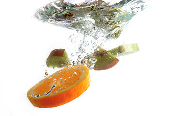 Image showing Fruit splash