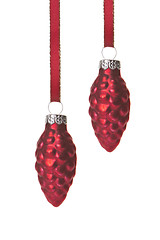 Image showing christmas, christmas ornament red