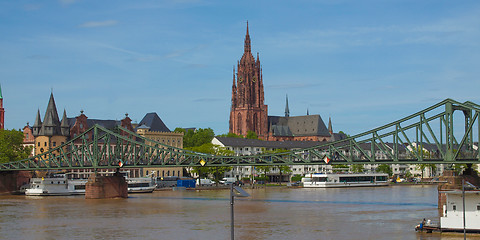 Image showing Frankfurt Cathedral - panorama