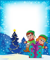 Image showing Christmas elf theme 7