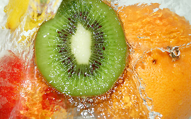 Image showing Fruit splash