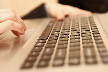 Image showing laptop keyboard