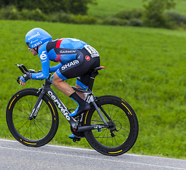 Image showing The Cyclist Andrew Talansky