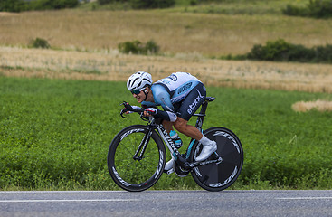 Image showing The Cyclist Michal Kwiatkowski