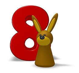 Image showing number eight