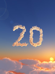 Image showing cloudy twenty