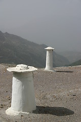 Image showing Chimneys in Las Alpujarras, Spain