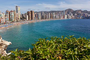 Image showing View of Benidorm, Costa Blanca, Spain