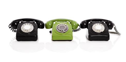 Image showing Vintage phones