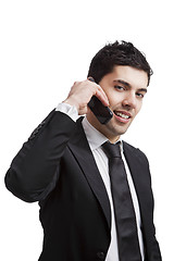 Image showing Businessman calling