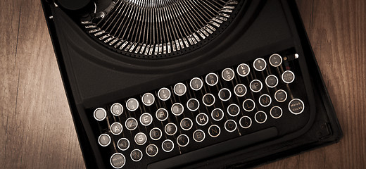 Image showing Vintage typewriter