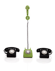 Image showing Vintage phones