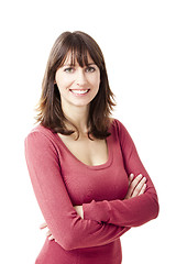 Image showing Happy woman smiling