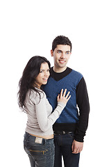 Image showing Beautiful young couple