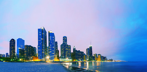 Image showing Downtown Chicago, IL on a sunny day