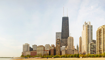 Image showing Downtown Chicago, IL on a sunny day