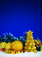 Image showing Christmas decorative balls