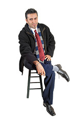 Image showing Man sitting.