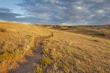 Image showing trail through Colorado prairie