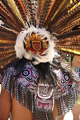 Image showing Indian feathers and costume, Mexico