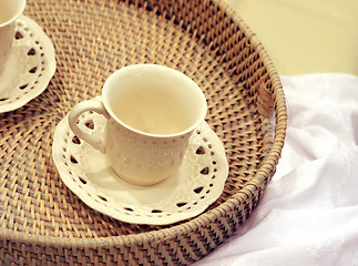 Image showing Teacup and saucer